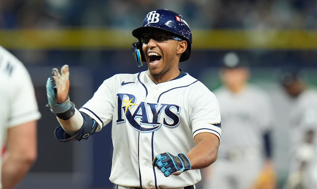 ¿Quién es Richie Palacios? El pelotero de raíces boricuas que ayudó a los Rays a barrer a los Yankees