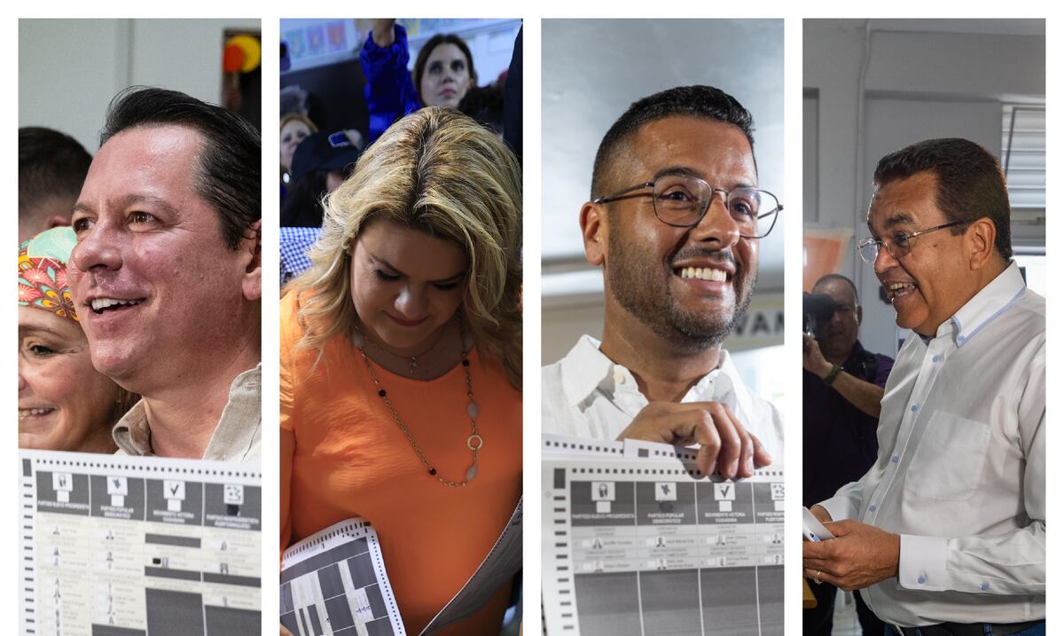 En imágenes: así votaron los candidatos a la gobernación de Puerto Rico