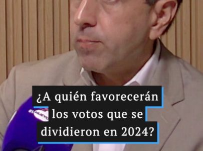 ¿A quién favorecerán los votos que se dividieron en 2024?