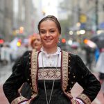 Estos fueron algunos de los trajes que lucieron en la fiesta de la Hispanidad en Nueva York