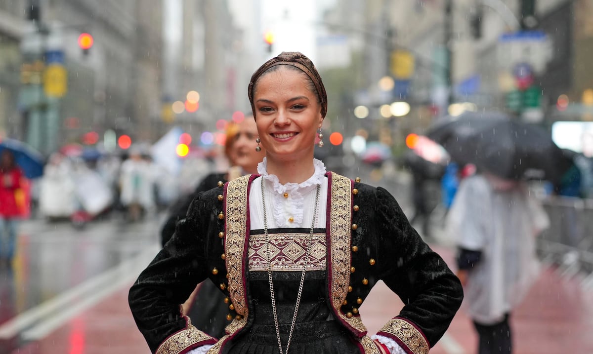 Estos fueron algunos de los trajes que lucieron en la fiesta de la Hispanidad en Nueva York
