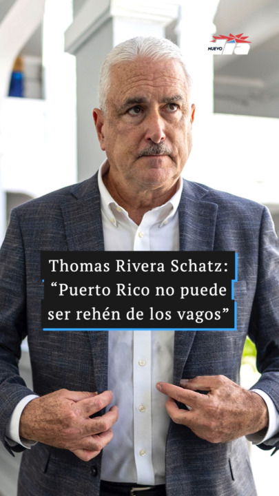 Thomas Rivera Schatz: “Puerto Rico no puede ser rehén de los vagos”