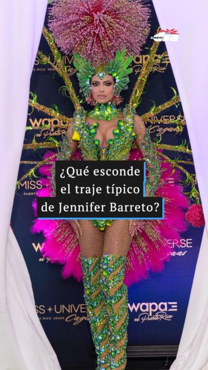 ¿Qué esconde el traje típico de Jennifer Barreto?