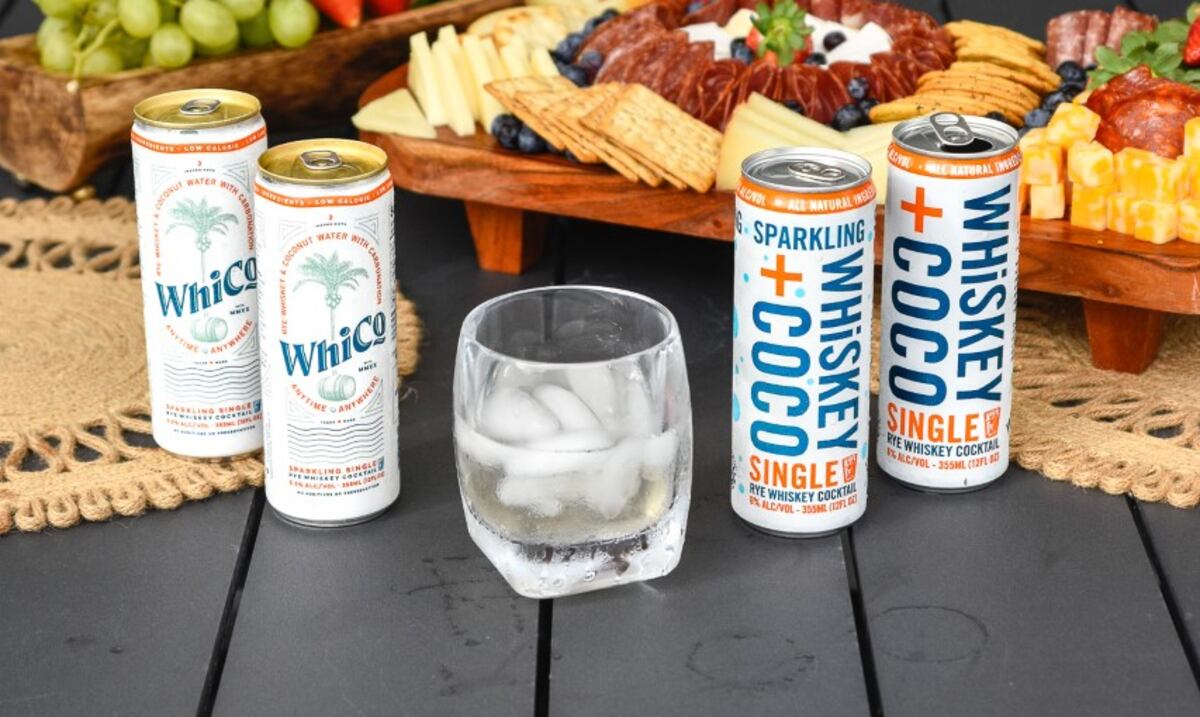 Conoce al creador de WhiCo, el “whiskey” con agua de coco que viene en una lata